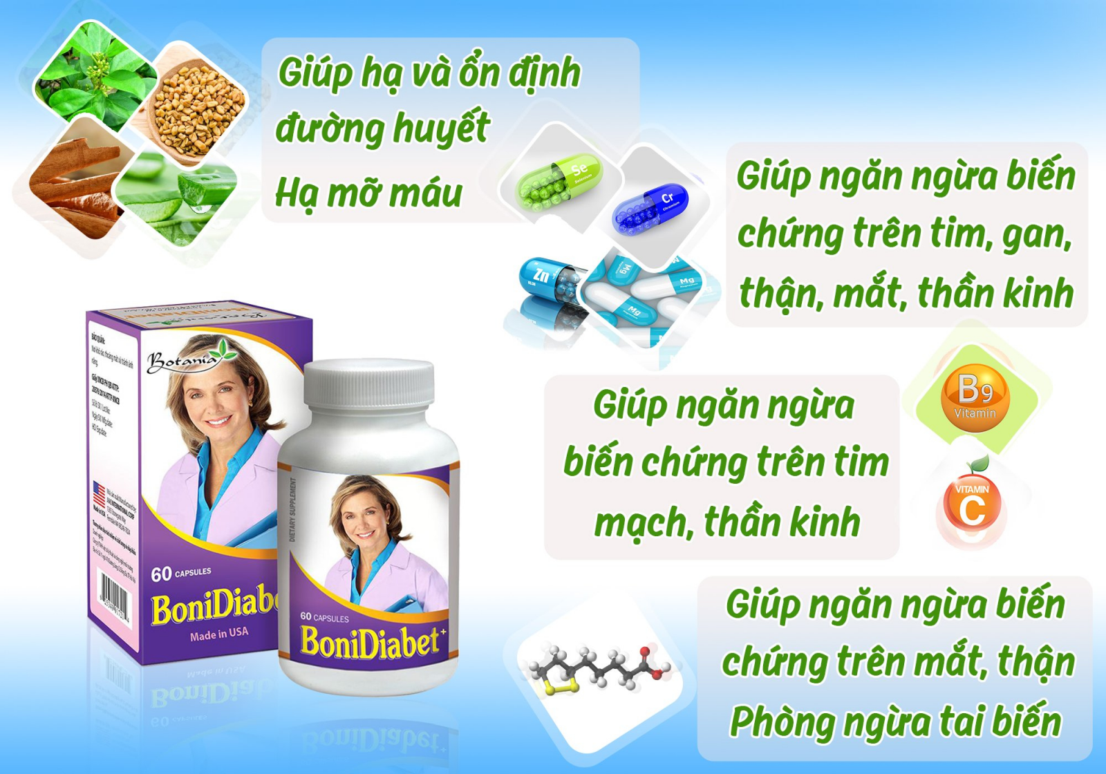 Sản phẩm BoniDiabet +