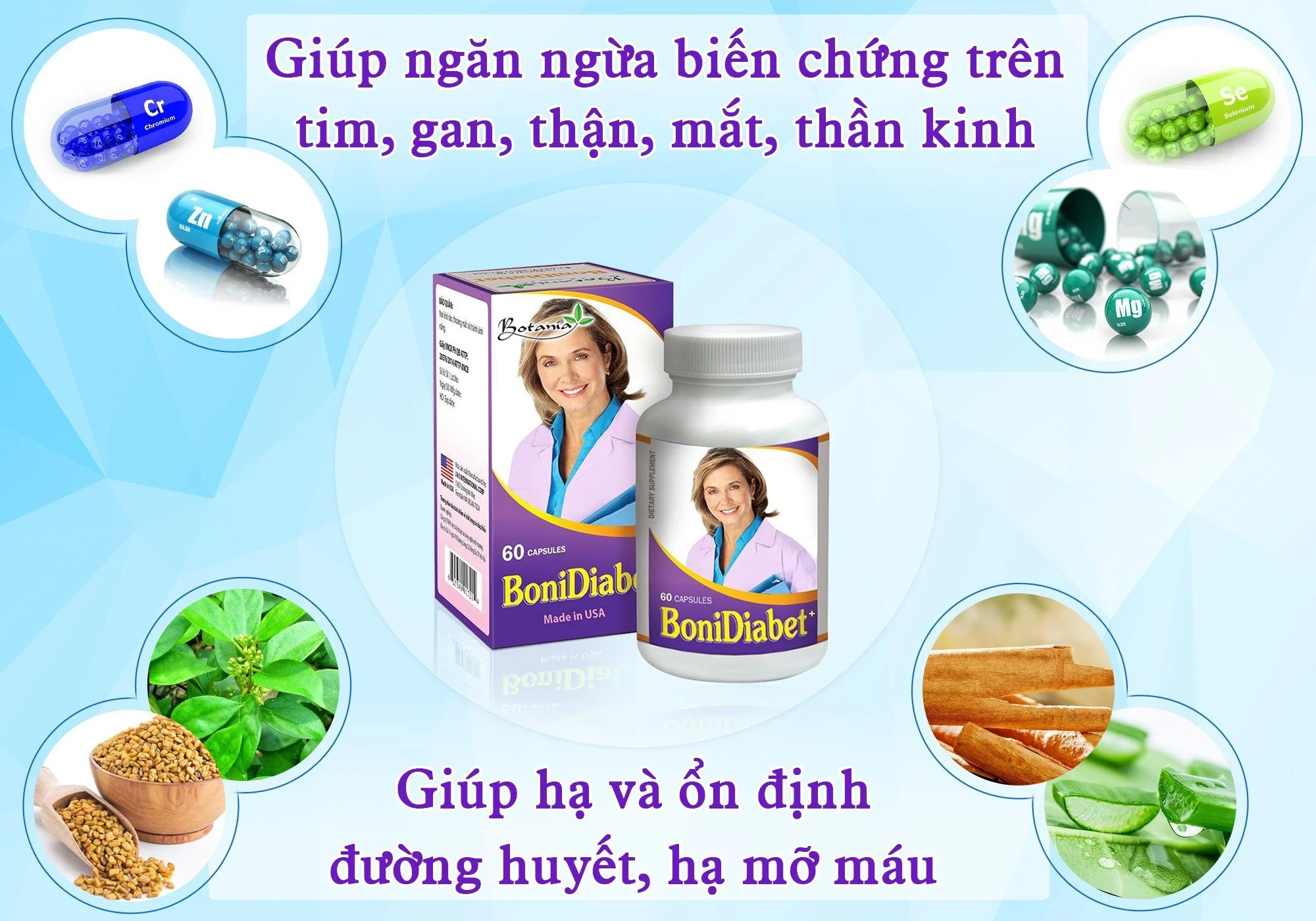 Thành phần BoniDiabet + là gì? BoniDiabet + có tốt không?