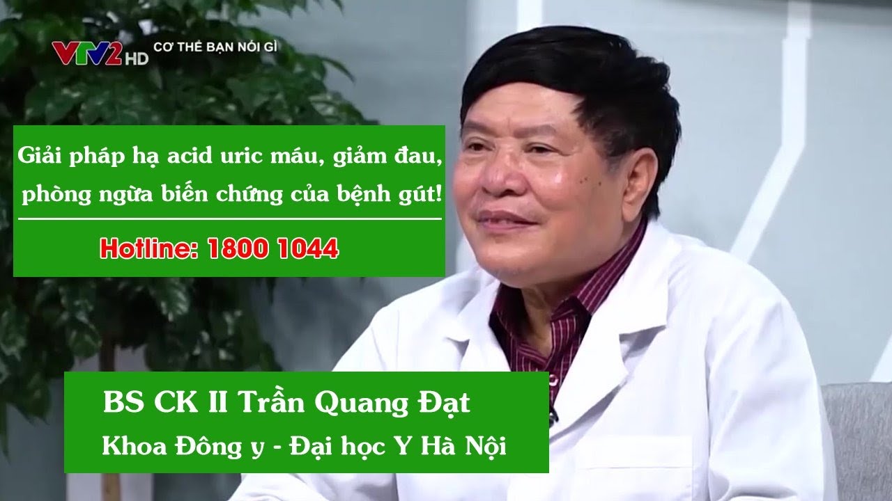 VTV2: Giải pháp hạ acid uric máu, giảm đau, phòng ngừa biến chứng của bệnh gút!