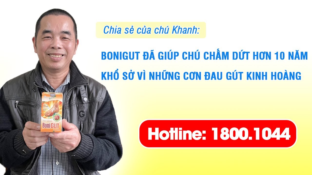 Chiến thắng hơn 10 năm khổ sở vì những cơn đau gút kinh hoàng